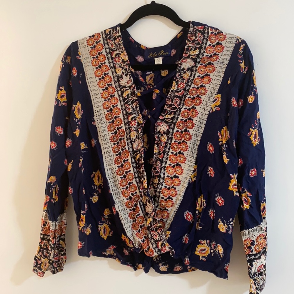 Long sleeve blouse